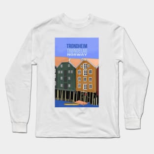 Norway Trondheim Travel Norwegian Long Sleeve T-Shirt